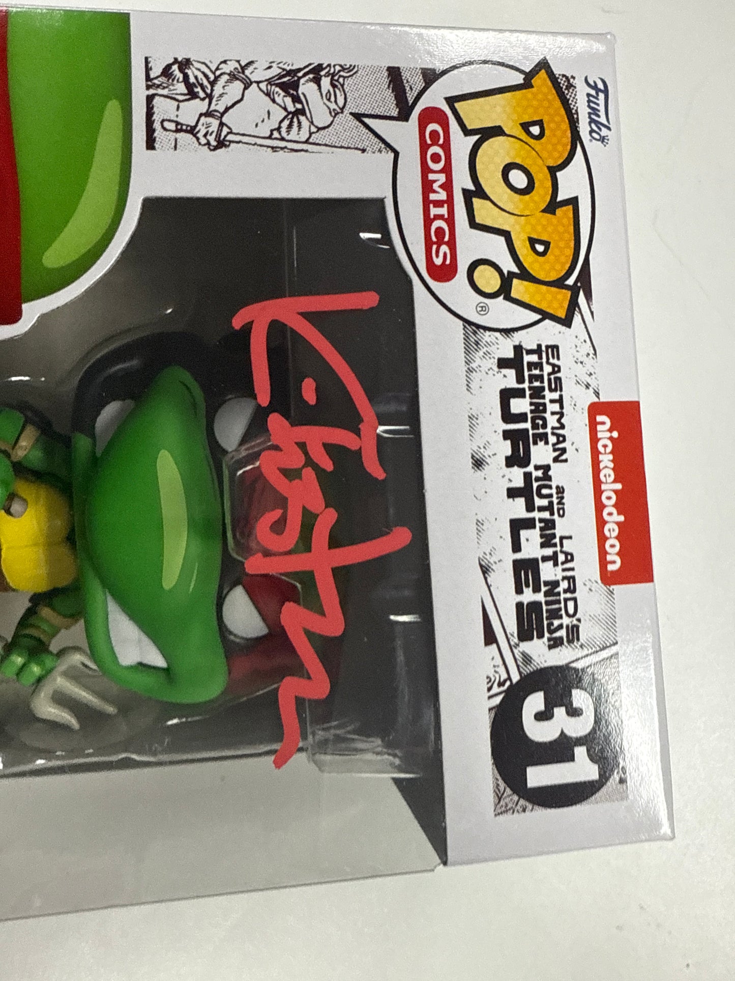 FUNKO POP COMICS RAPHAEL 31 K EASTMAN AUTO VINYL PX PREVIEW EXCLUSIVE