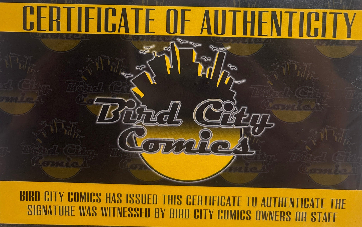 DORC #1 4TH PRINT TCG VARIANT BIRD CITY COMICS SIGNED BY BRETT BEAN W COA