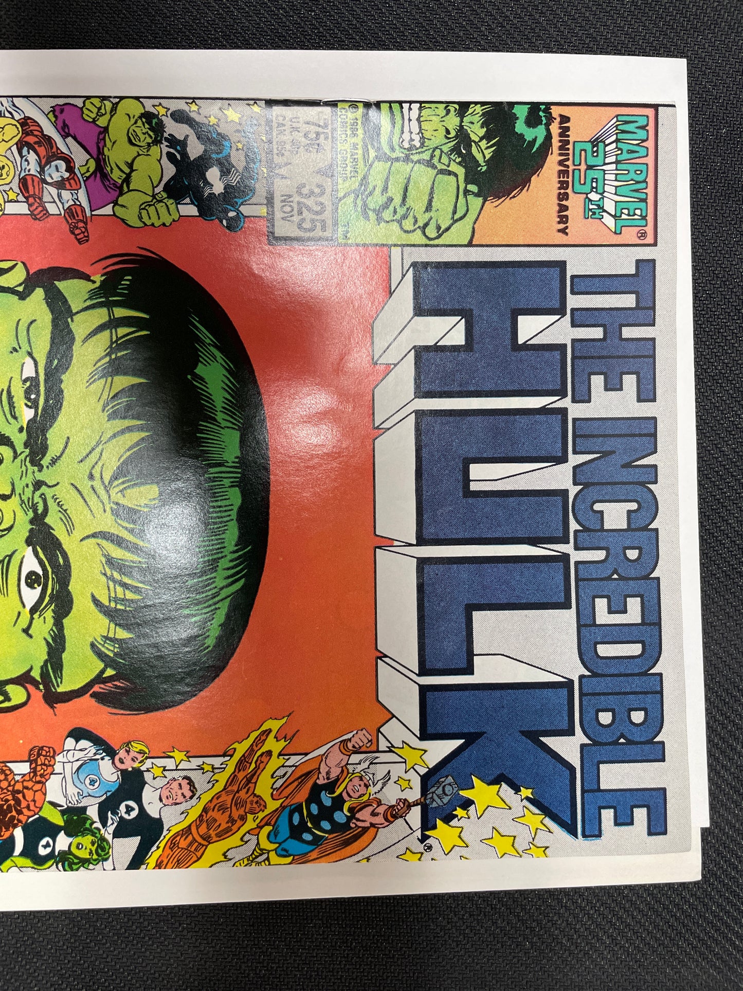 THE INCREDIBLE HULK #325 NM (1986) KEY! 1st RICK JONES AS HULK!
