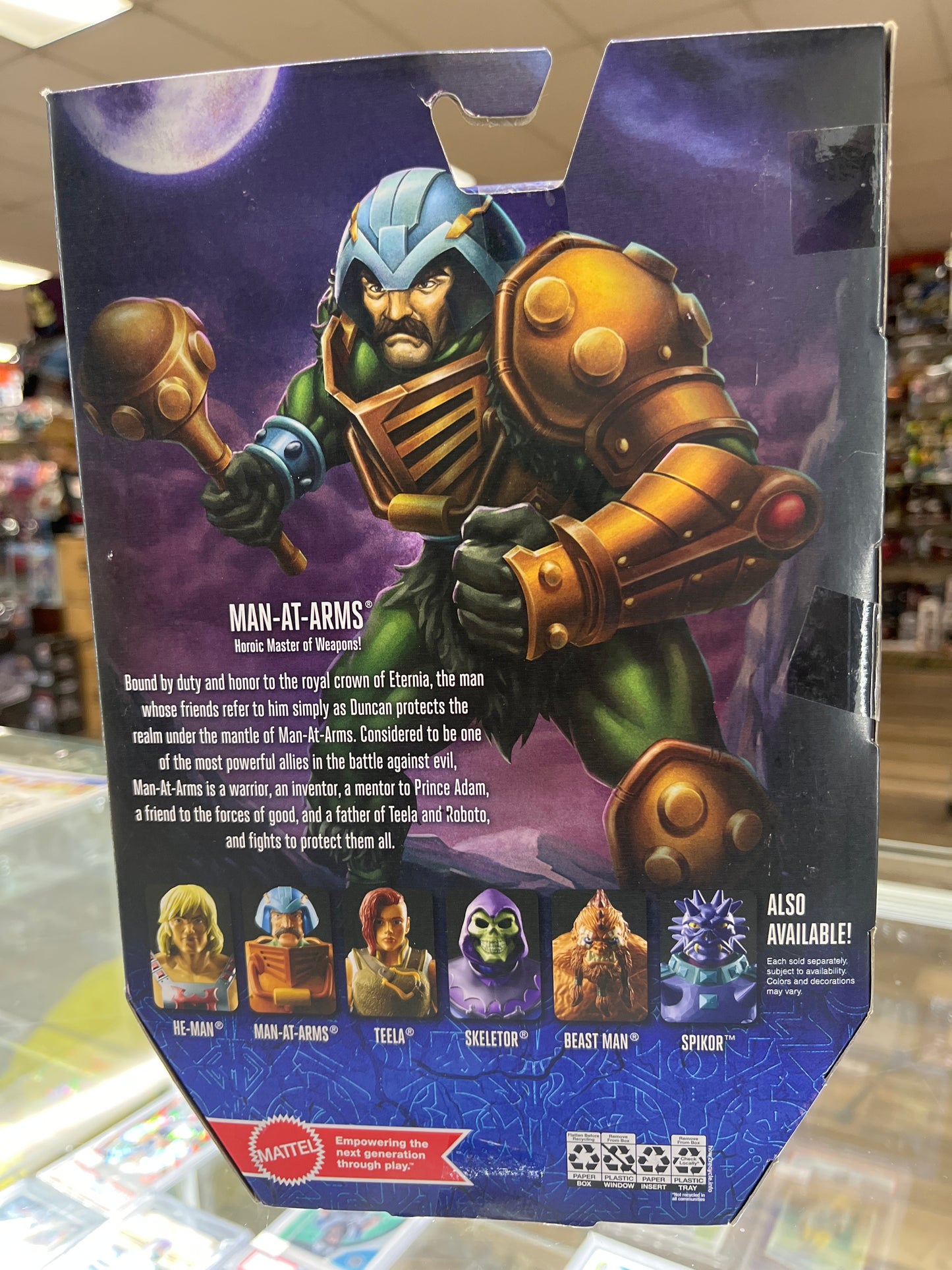 MATTEL MASTERS OF THE UNIVERSE REVELATION MAN-AT-ARMS ACTION FIGURE