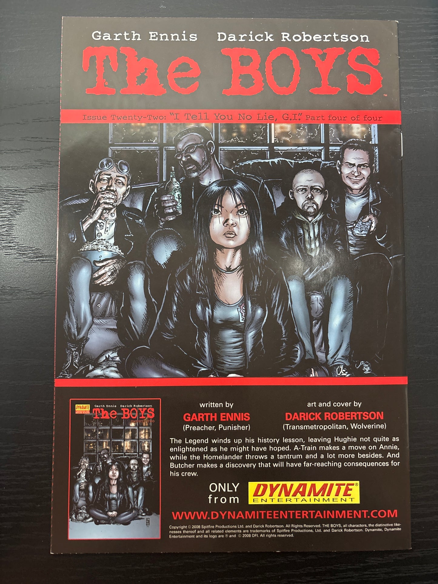 DYNAMITE THE BOYS #21