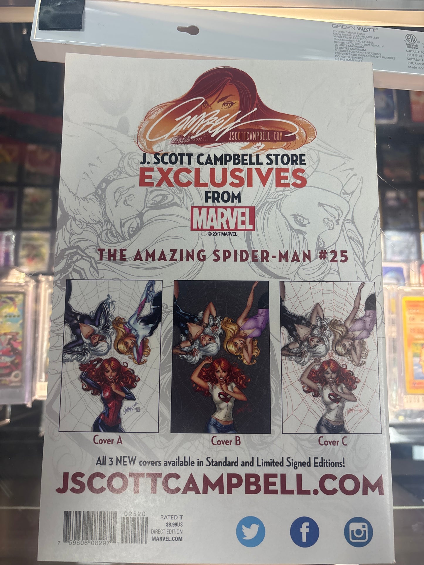 AMAZING SPIDER-MAN #25 SCOTT CAMPBELL VARIANT COVER B