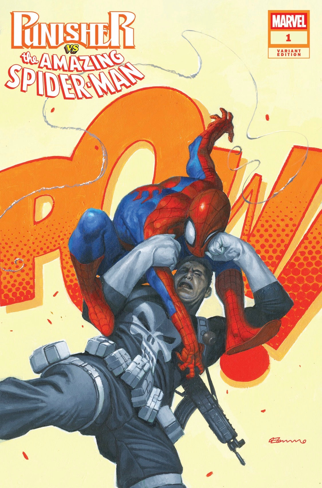 PUNISHER VS SPIDER-MAN #1 FABRIZIO DE TOMMASO 616 COMICS Trade Dress Variant A LTD
3000