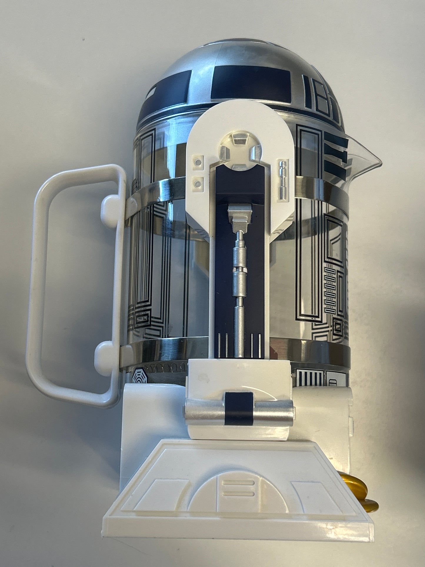 THNIKGEEK DISNEY STAR WARS RD-D2 COFFEE PRESS OPEN BOX