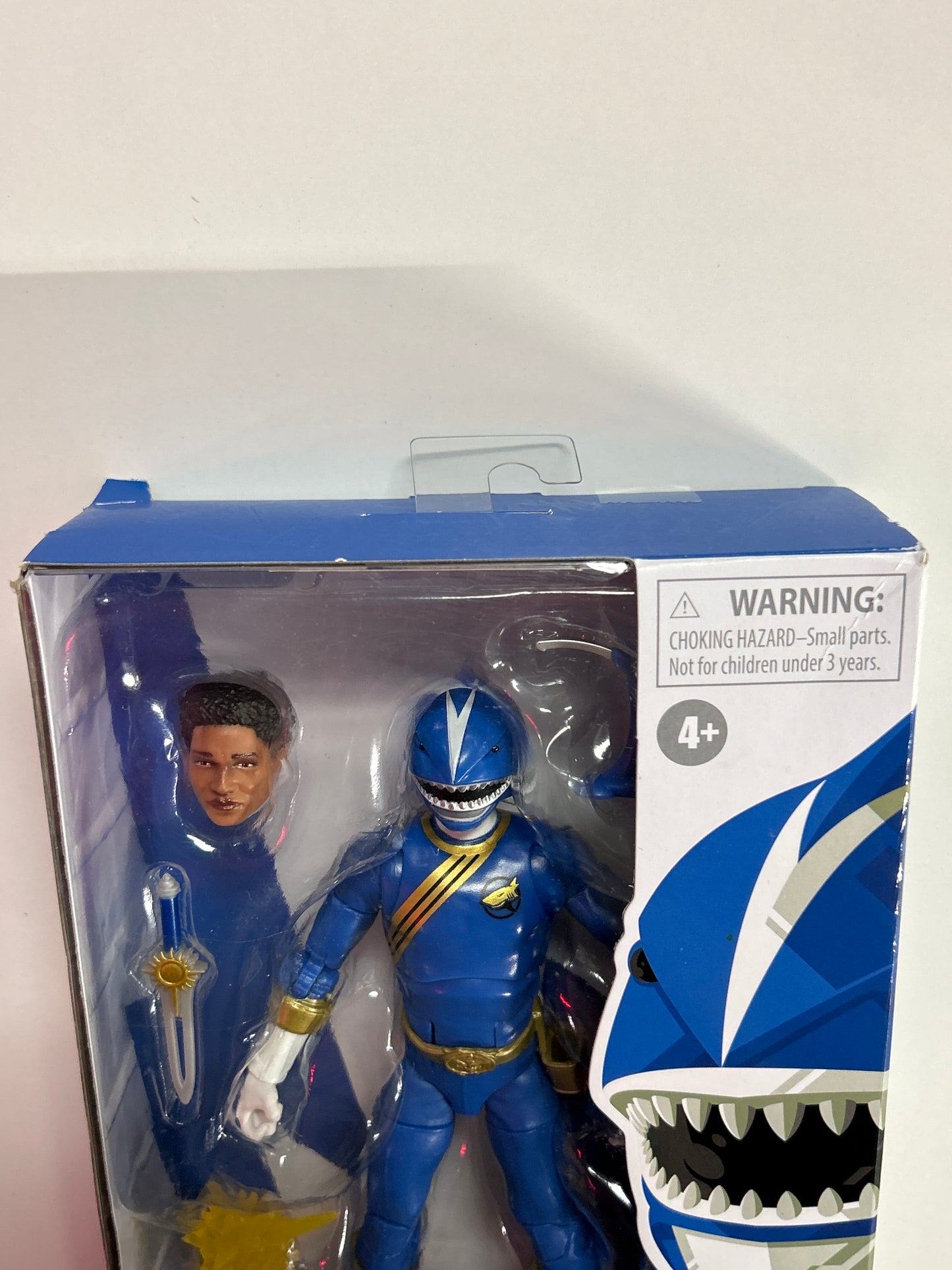 HASBRO POWER RANGERS LIGHTING COLLECTION WILD FORCE BLUE RANGER NEW IN GOOD CONDITION BOX