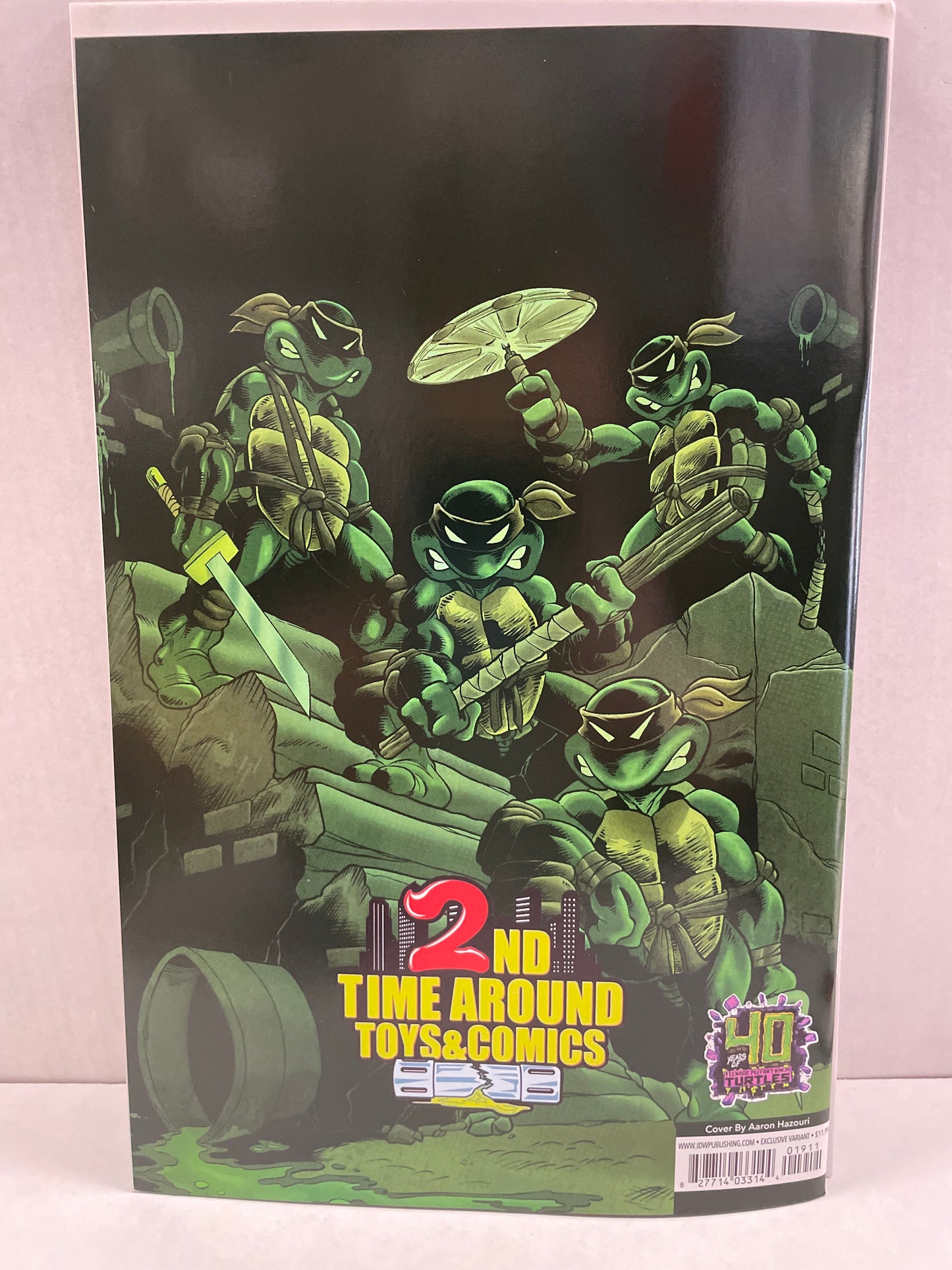 TEENAGE MUTANT NINJA TURTLES 40th ANNIVERSARY COMICS CELEBRATION ONE-SHOT (2024, AARON HAZOURI 1/500 LIMITED EDTION VARIANT!!) NM+