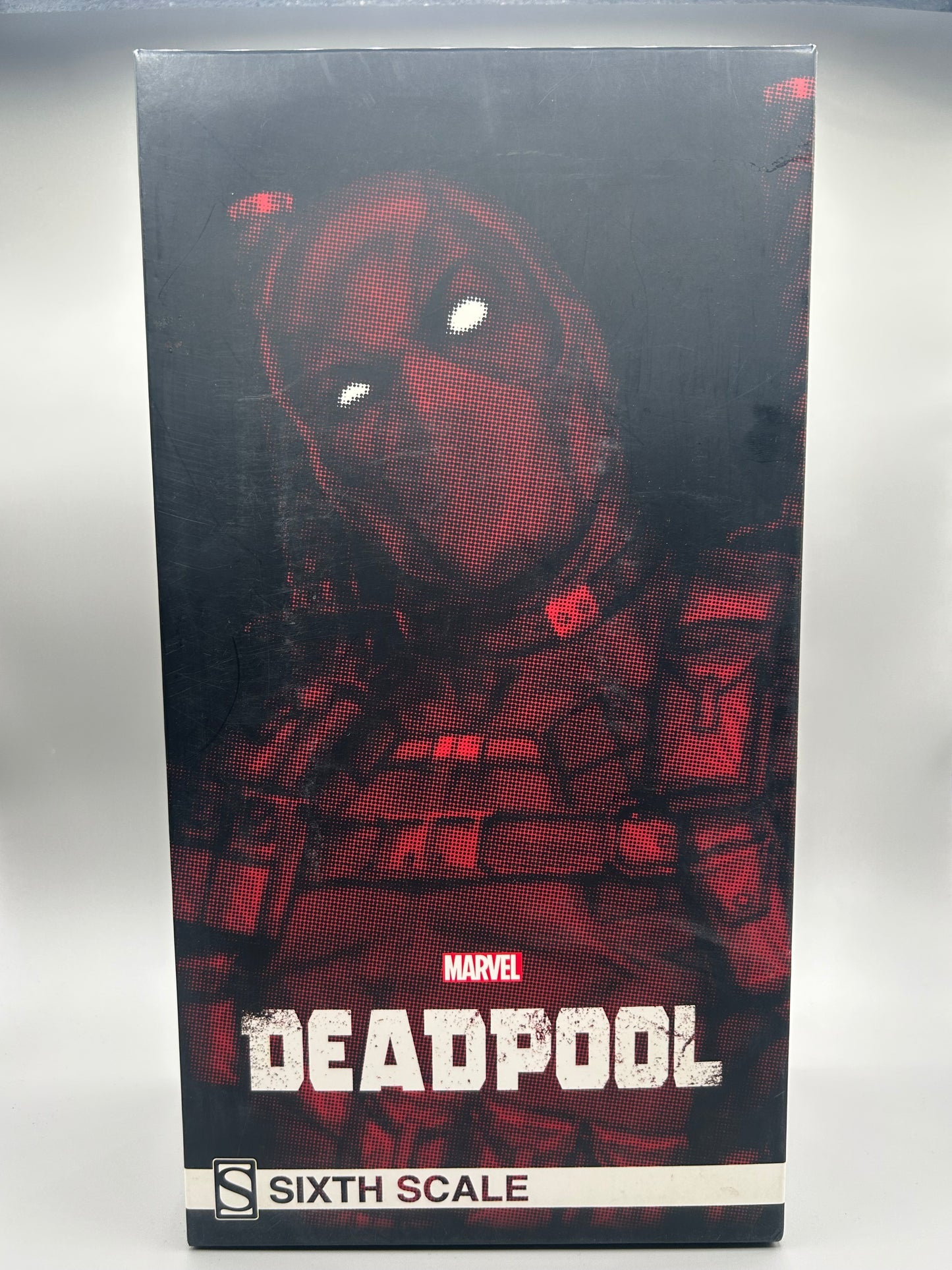 MARVEL SIDESHOW Deadpool 1/6th scale figure with box Near mint/Light Play
