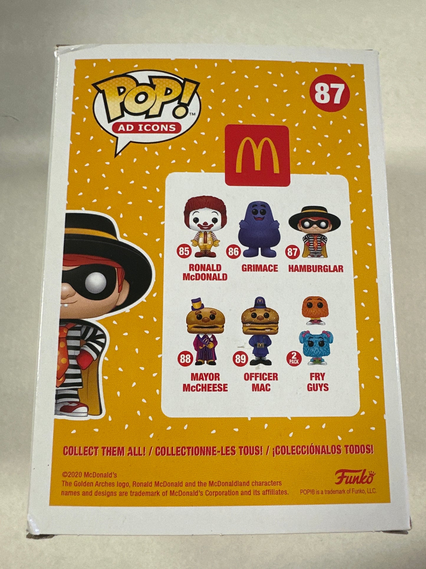 MCDONALDS HAMBURGLAR 87 FUNKO (2020)