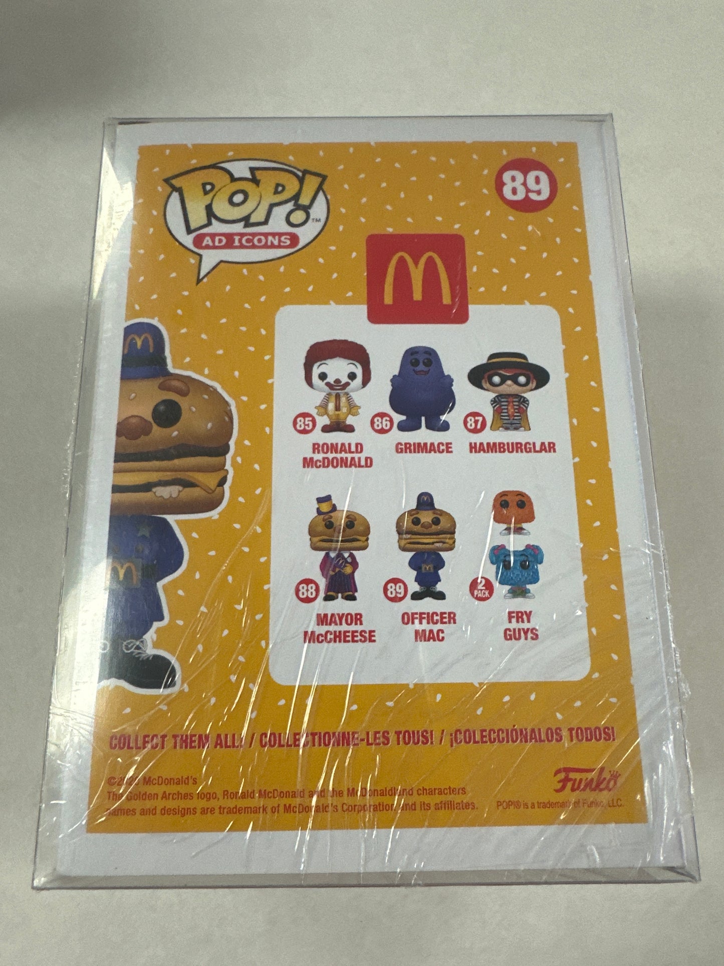 MCDONALDS OFFICER MAC 89 FUNKO (2020, EXCELLENT CONDITION)