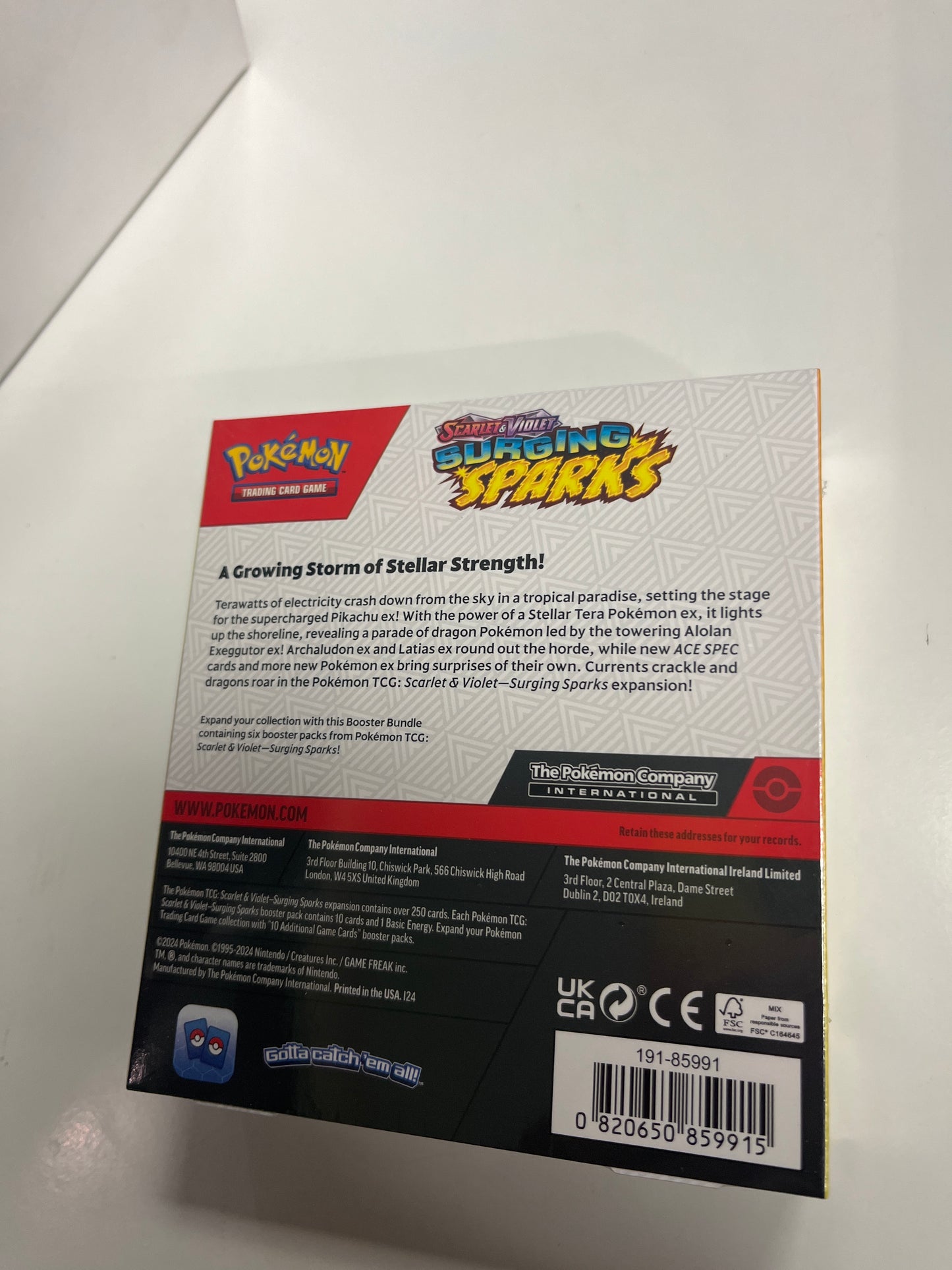 POKÉMON-SCARLET & VIOLET SURGING SPARKS TRADING CARD GAME