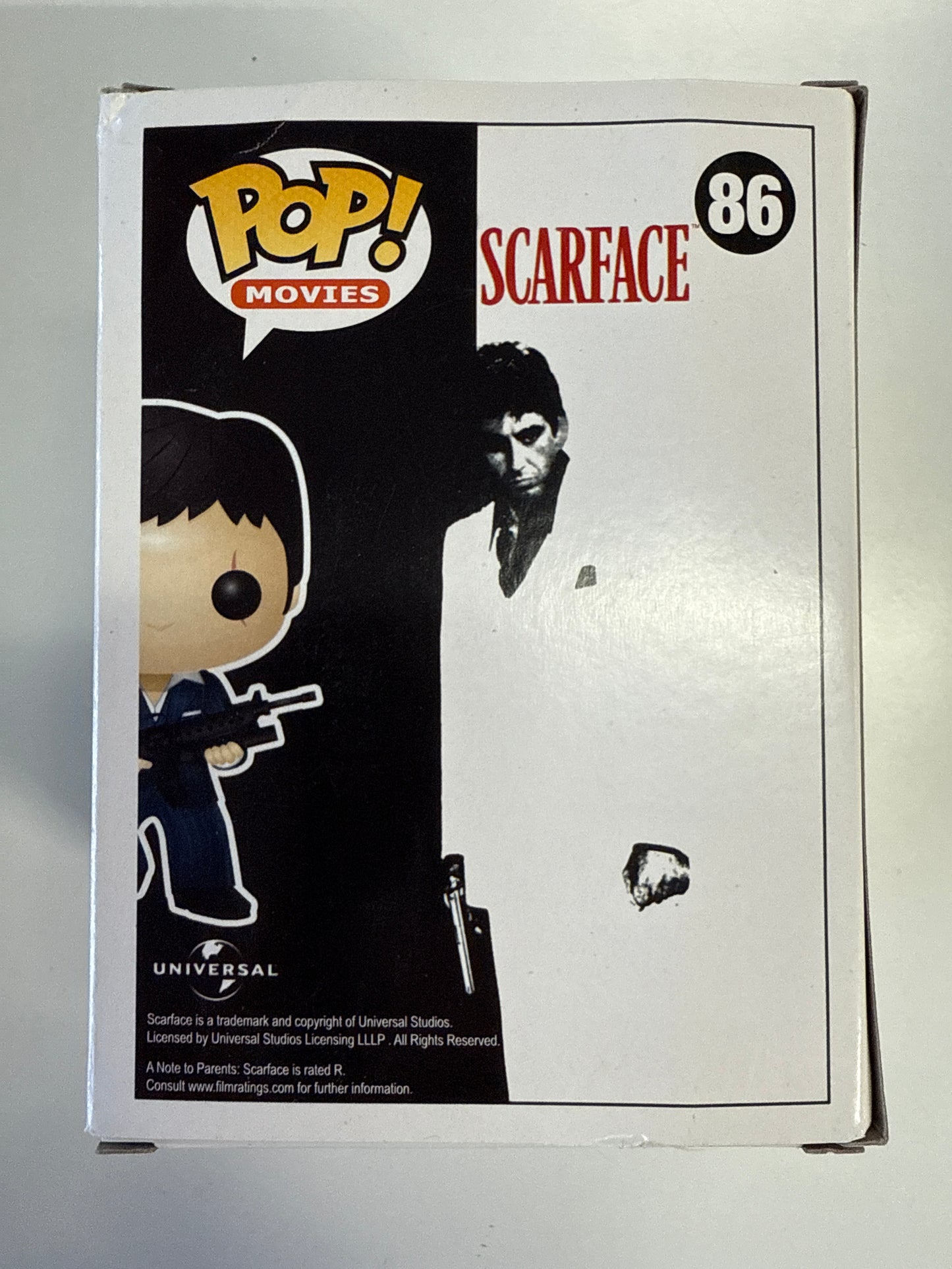 FUNKO POP POP MOVIES SCARFACE # 86 TONY MONTANA GOOD CONDITION