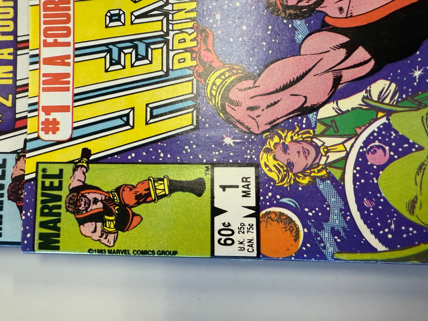 MARVEL COMICS HERCULES PRINCE OF POWER LIMITED SERIES #1-4 complete lot. Great condition Silver age