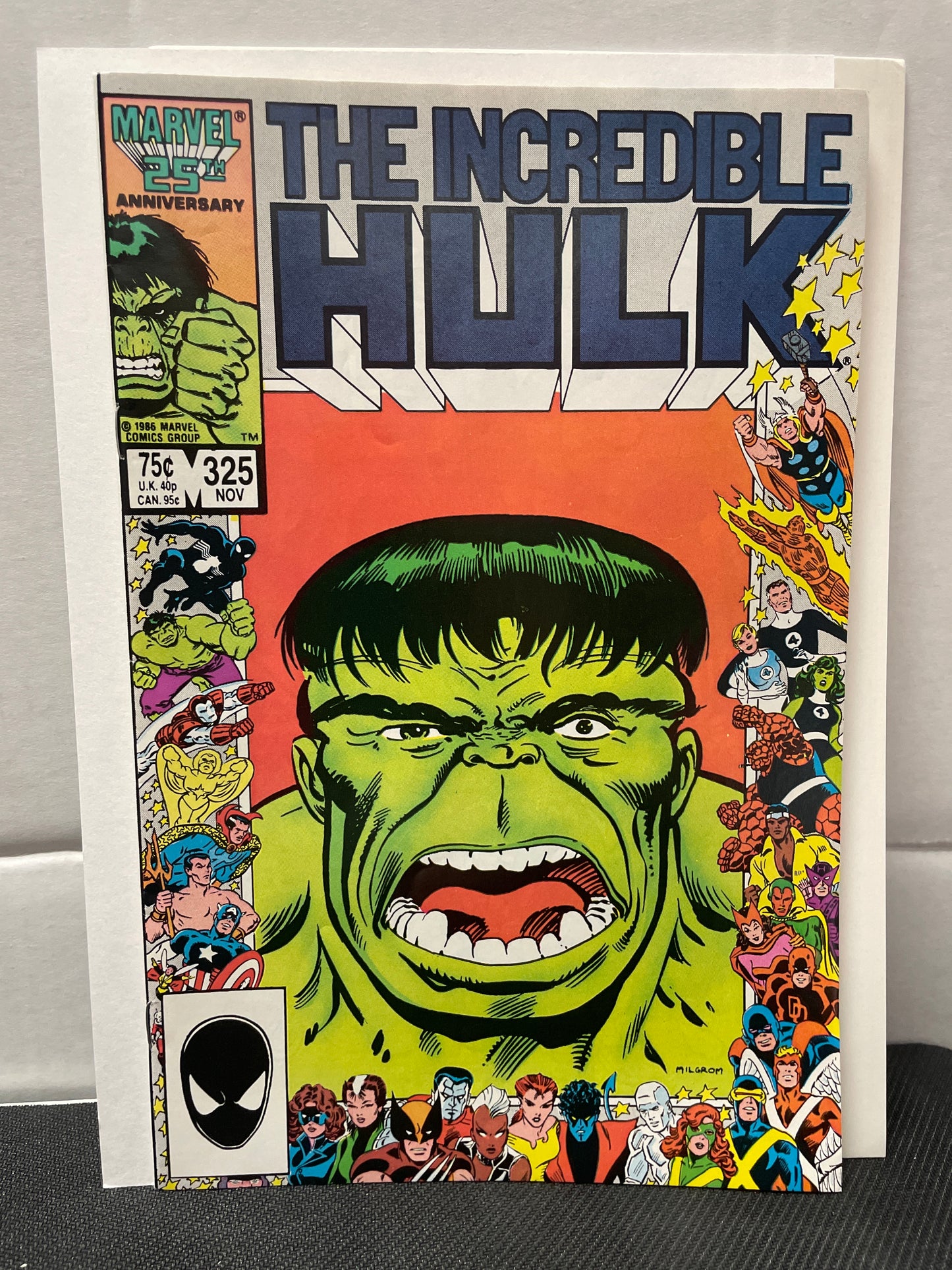 THE INCREDIBLE HULK #325 NM (1986) KEY! 1st RICK JONES AS HULK!