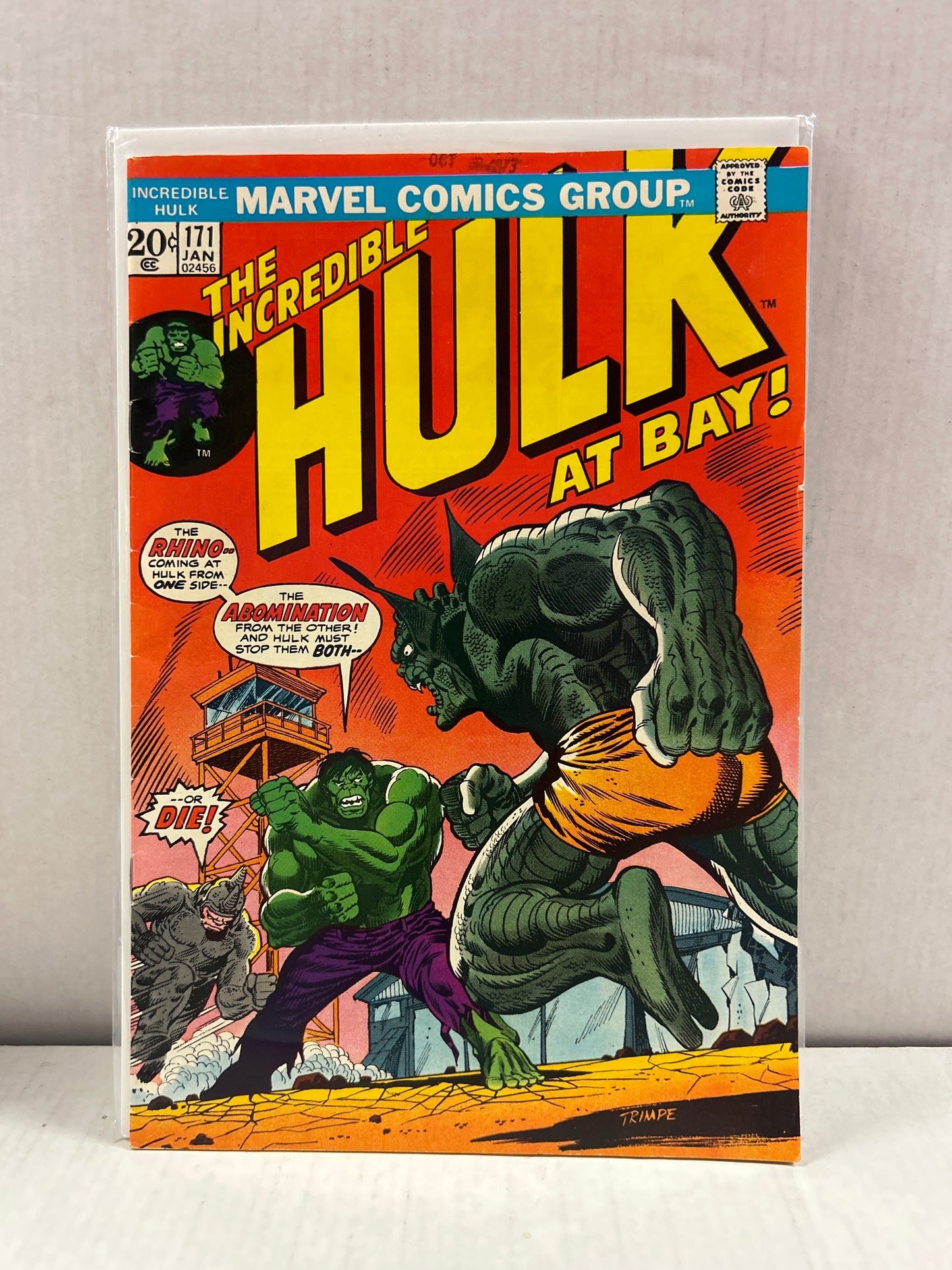 MARVEL THE INCREDIBLE HULK AT BAY! #171