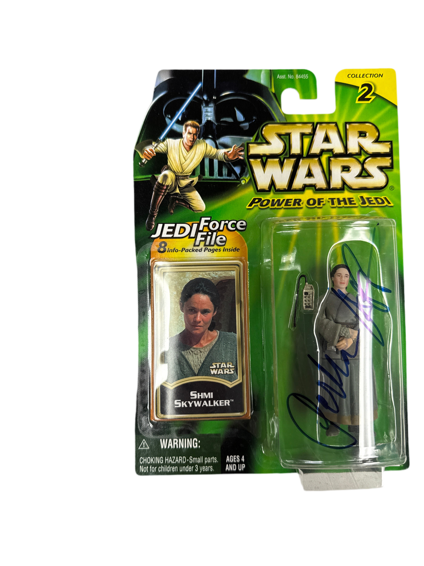 Star Wars Power of The Jedi Shmi Skywalker Action Figure Hasbro 2000 SIGNED