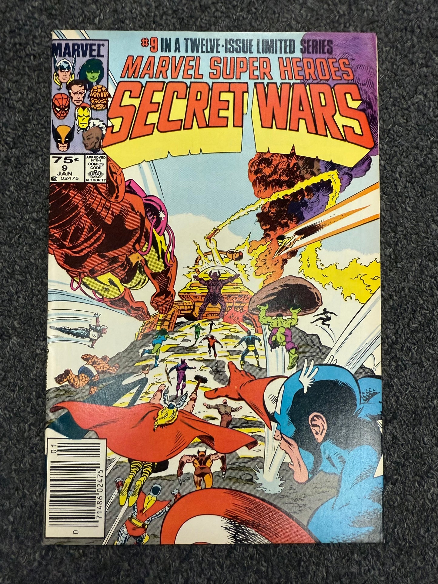 MARVEL COMICS SECRET WARS #1-12 Lot MULTIPLE KEYS 1st black suit INCLUDED! Rare! Grail!
