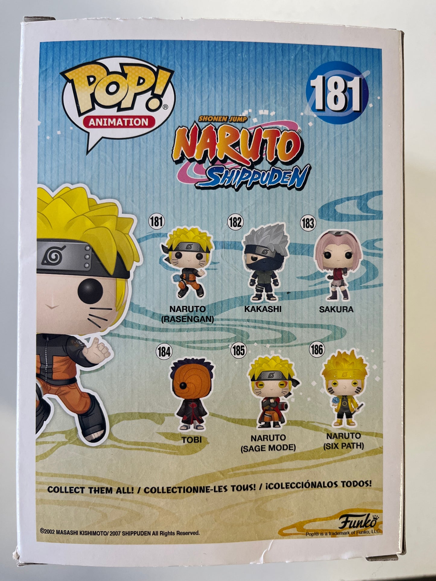 FUNKO POP ANIMATION NARUTO SHIPPUDEN #181 NARUTO RASENGAN VINYL FIGURE