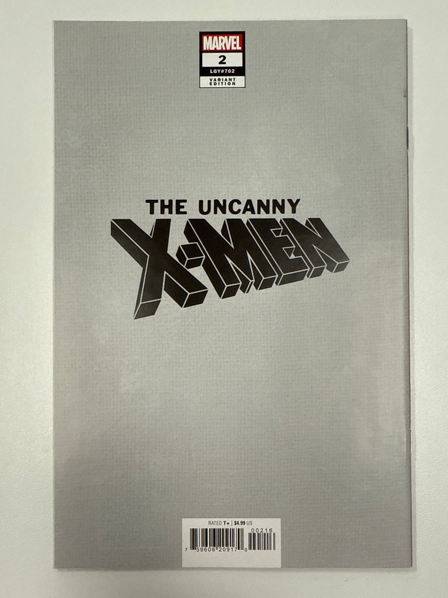 MARVEL COMICS UNCANNY X-MEN #2 1:25 GAMBIT