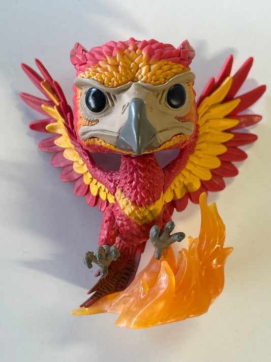 FUNKO POP HARRY POTTER FAWKES #87 NO BOX NEAR MINT CONDITION