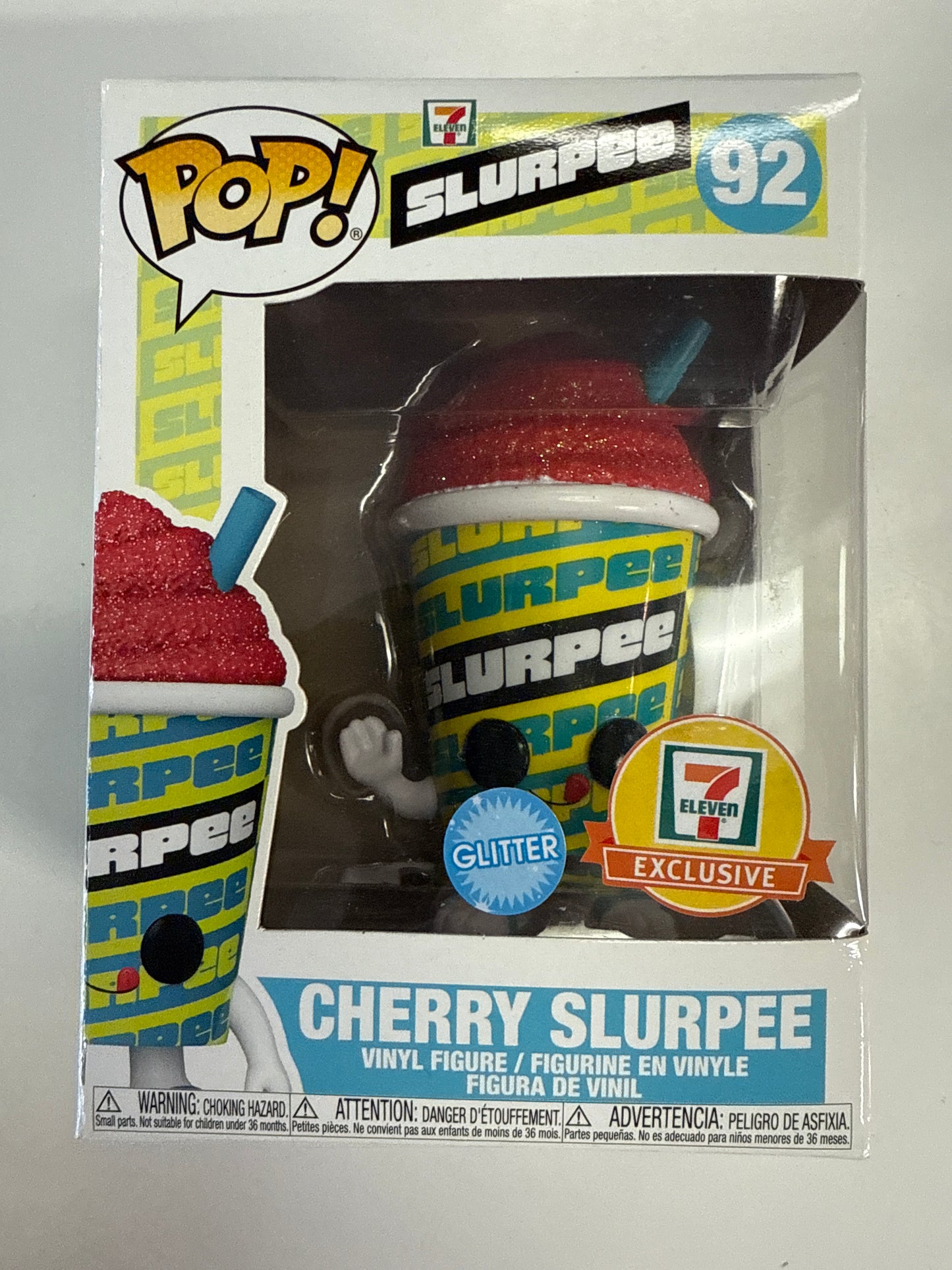 FUNKO POP 7 ELEVEN CHERRY SPURPEE 92 GLITTER