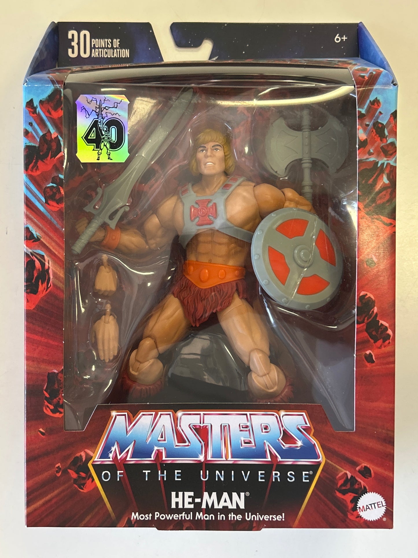 MATTEL MASTERS OF THE UNIVERSE HE-MAN (2022) SEALED IN BOX