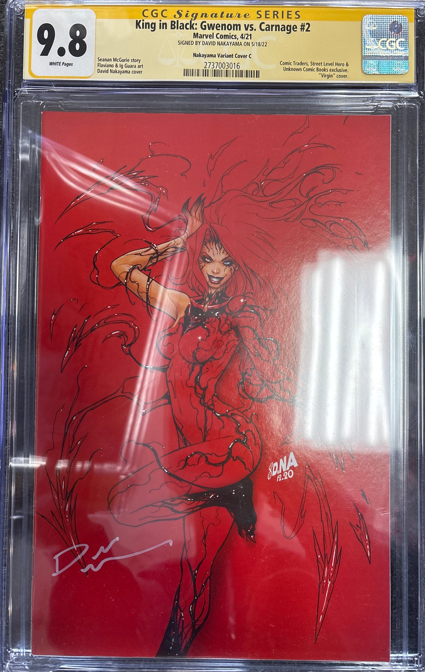 CGC SIGNATURE SERIES 9.8 KING IN BLACK GWENOM VS. CARNAGE #2