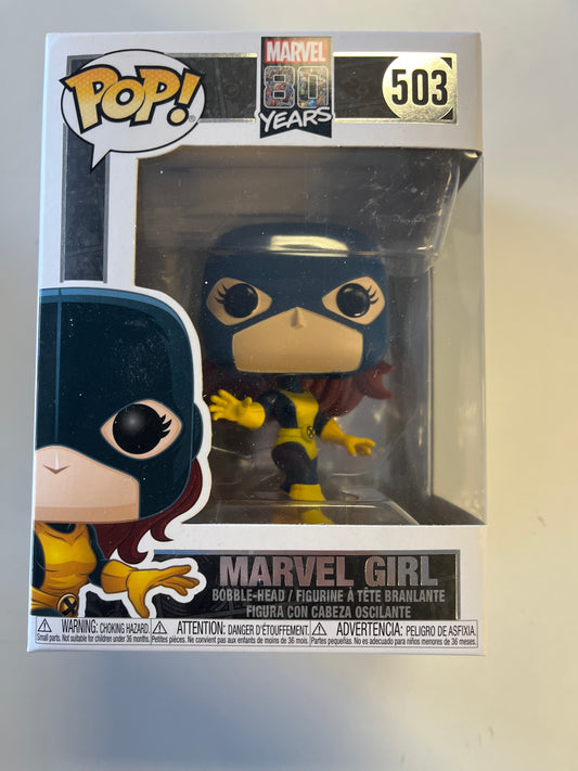 FUNKO POP MARVEL 80 YEARS # 503 MARVEL GIRL VINYL BOBBLE HEAD