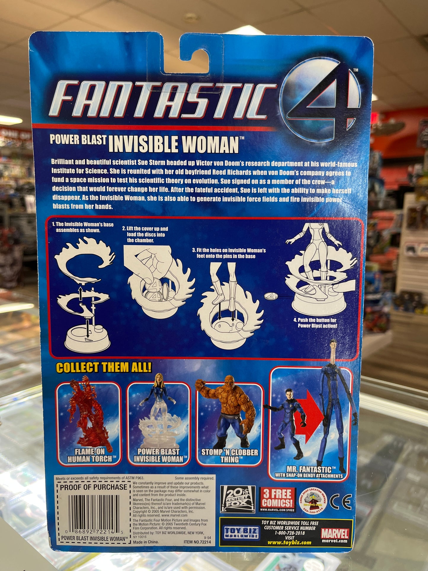 FANTASTIC FOUR POWER BLAST INVISIBLE WOMAN