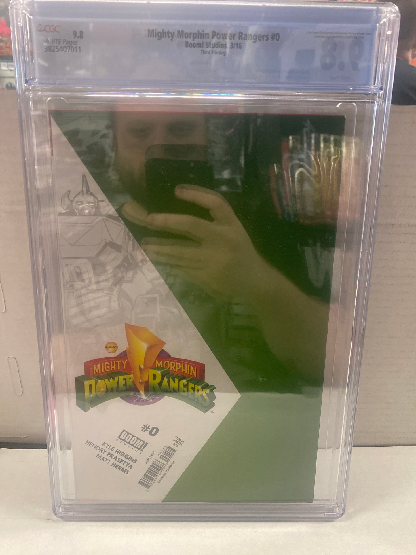 BOOM STUDIOS MIGHTY MORPHIN POWER RANGERS #0 (2016) THIRD PRINTING CGC 9.8