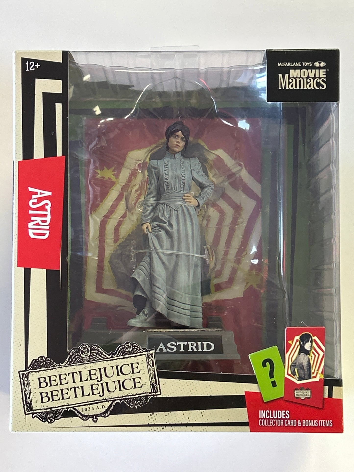 MC-FARLANE TOYS MOVIE MANIACS BEETLEJUICE BEETLEJUICE FIGURES NEW IN NEAR MINT BOX