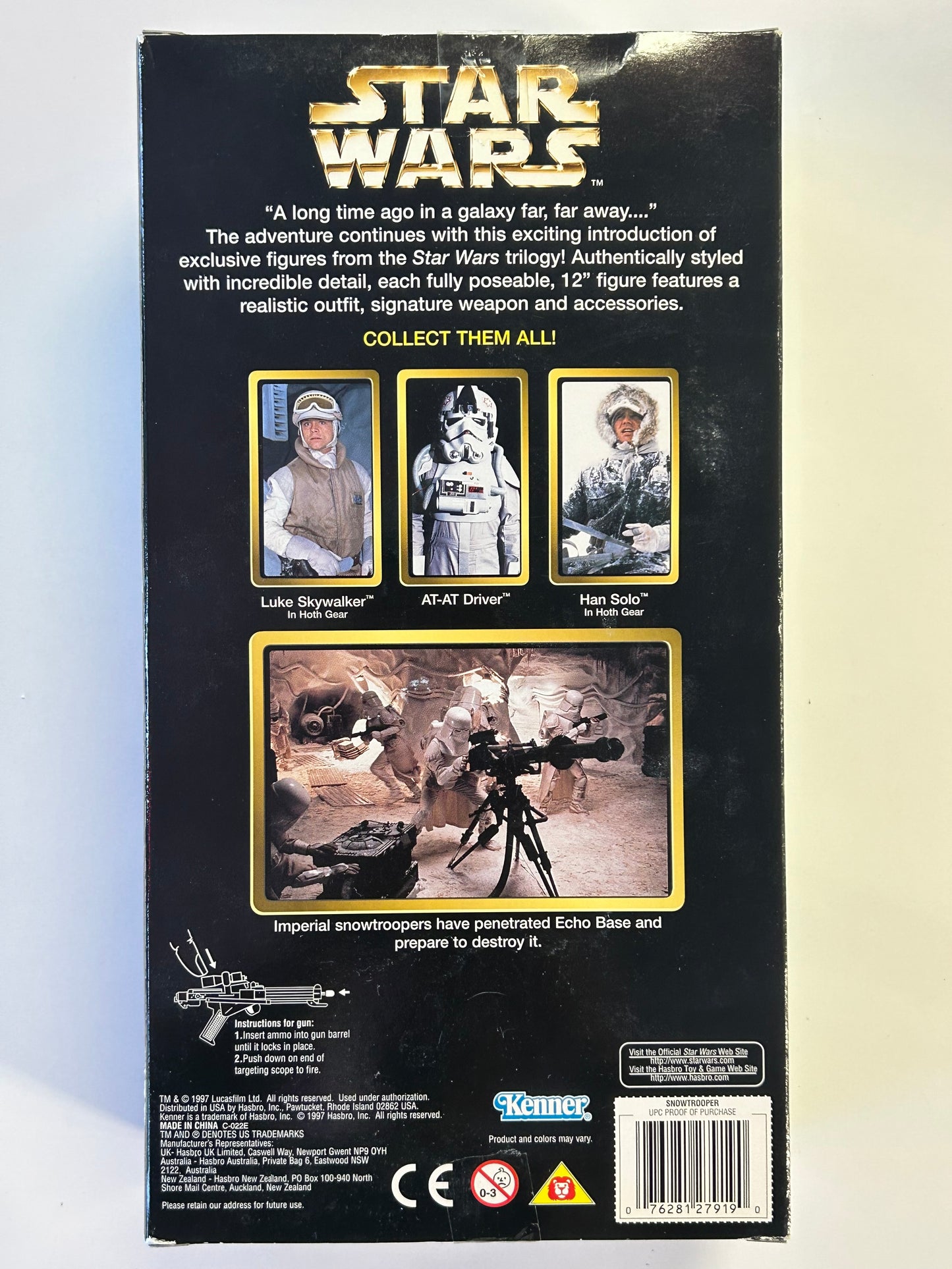 KENNER STAR WARS ACTION COLLECTION SNOWTROOPER (1997)