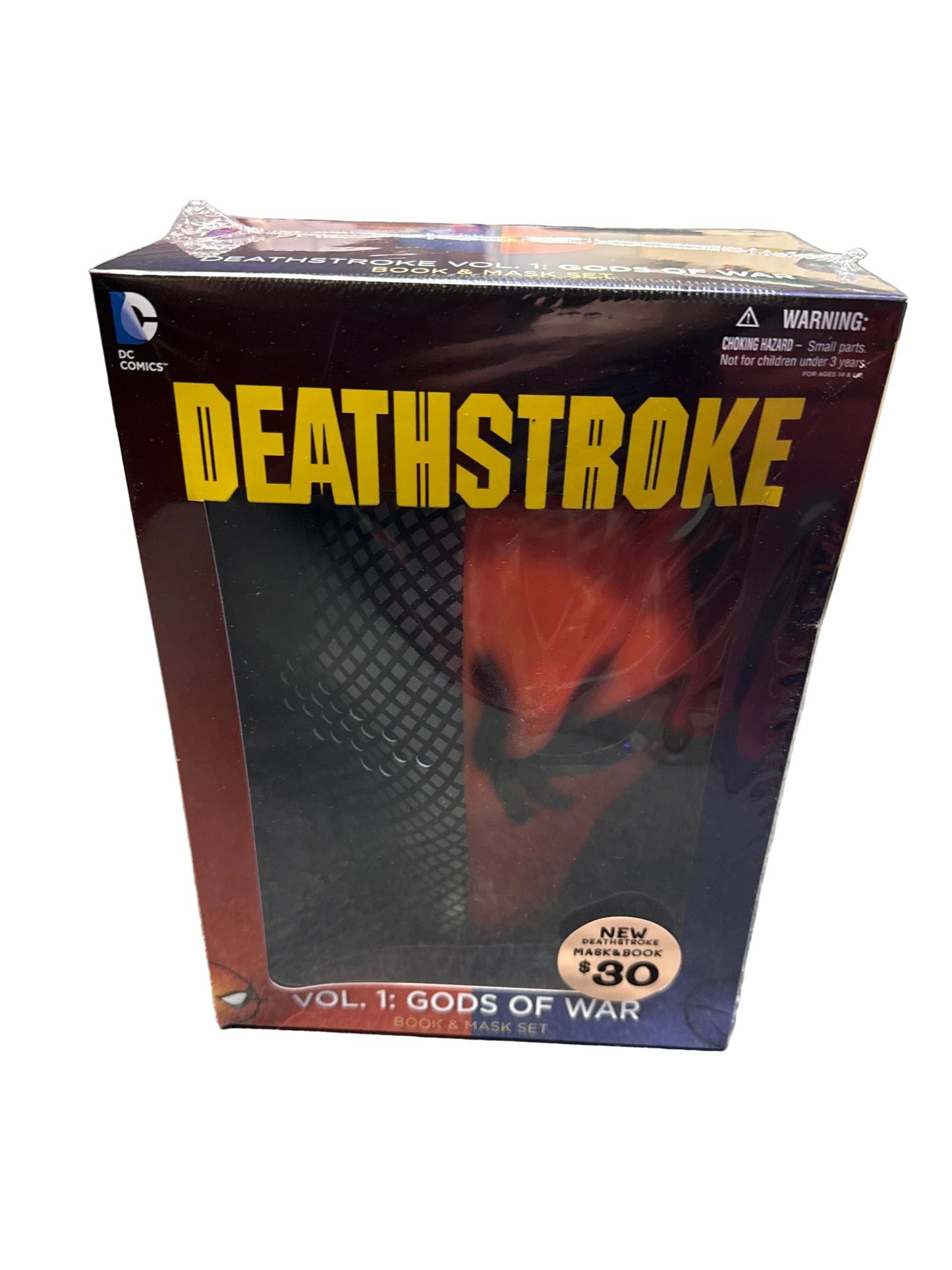 DC COMICS DEATHSTROKE BOOK AND MASK SET