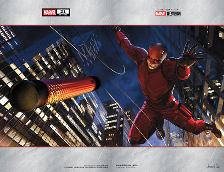 MARVEL COMICS DAREDEVIL #21 JACKSON SZE MARVEL TELEVISION WRAPAROUND VARIANT