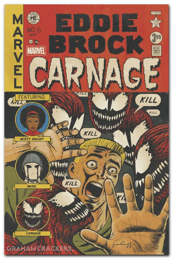MARVEL COMICS EDDIE BROCK CARNAGE #6 RETRO VARIANT