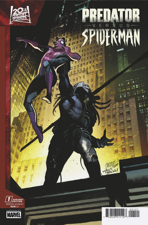 MARVEL COMICS PREDATOR VS. SPIDER-MAN #1 PEPE LARRAZ PROMO ART VARIANT