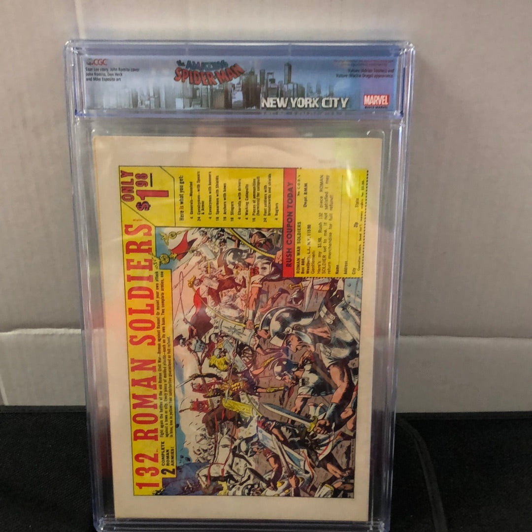MARVEL COMICS AMAZING SPIDER-MAN #63, (1968), CGC 5.0, OW/WP