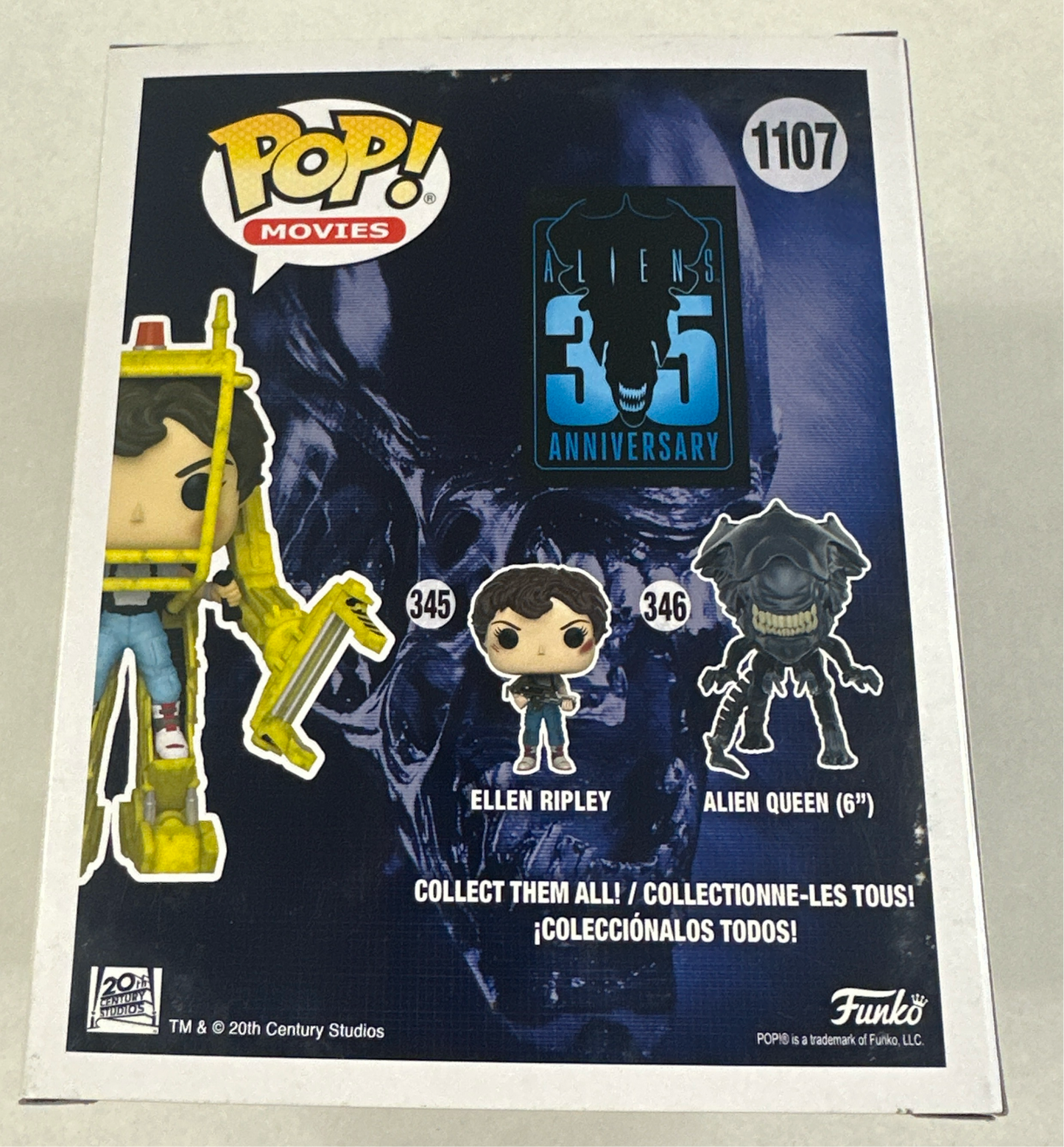 ALIENS ELLEN RIPLEY W/ POWER LOADER 1107 EXCLUSIVE FUNKO (2021, EXCELLENT CONDITION)