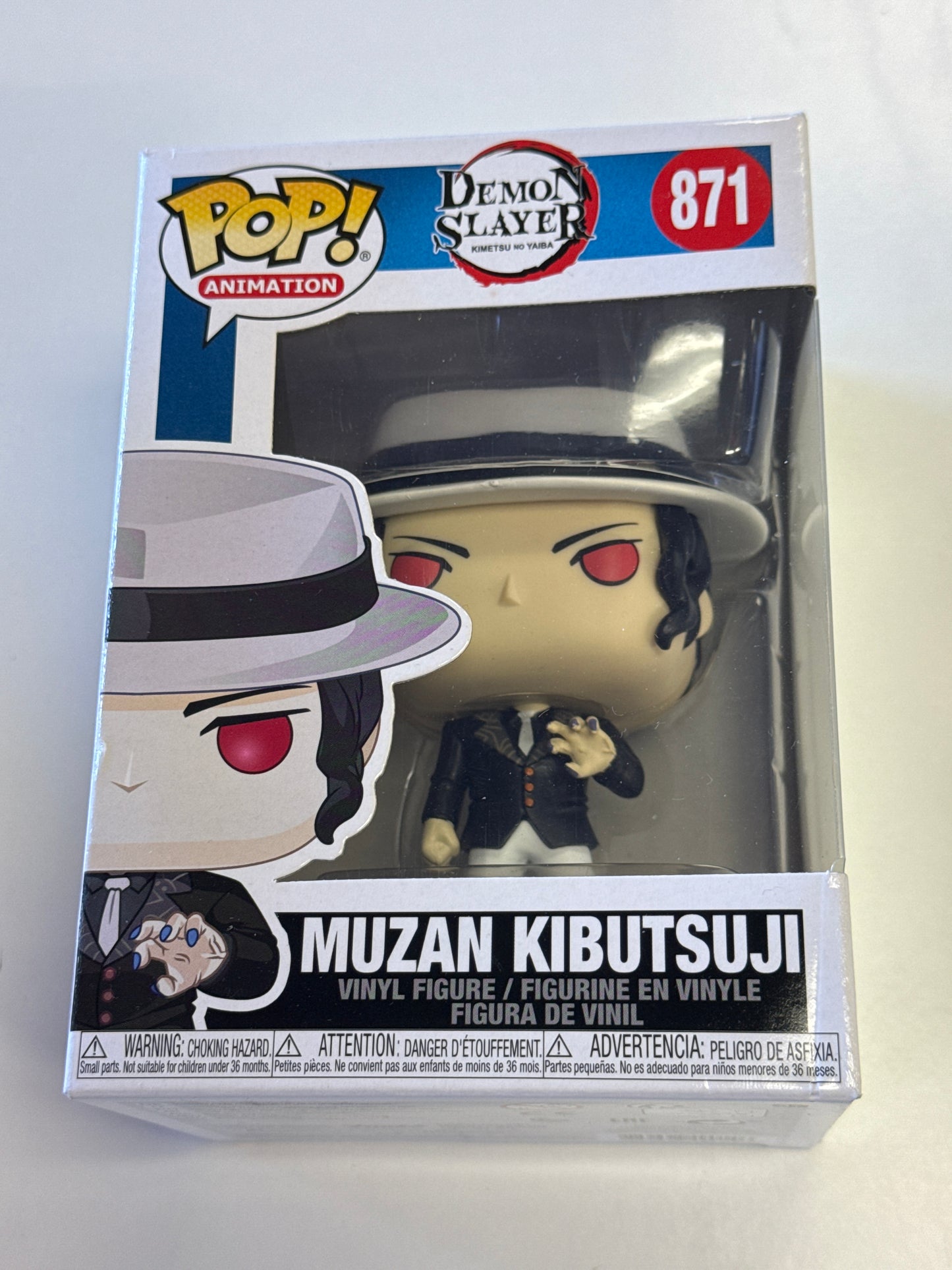 FUNKO POP ANIMATION DEMON SLAYER MIZAN KIBITSUJI 871 GOOD CONDITION IN BOX