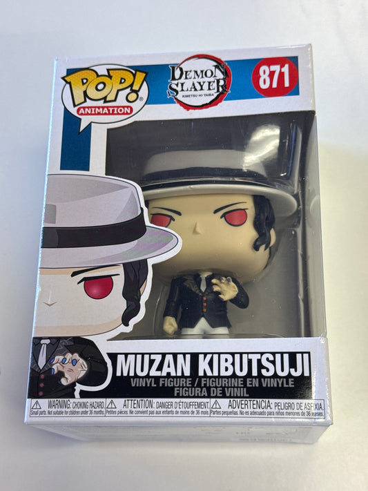FUNKO POP ANIMATION DEMON SLAYER MIZAN KIBITSUJI 871 GOOD CONDITION IN BOX