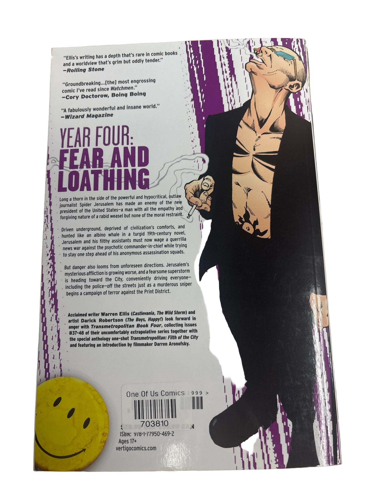 DC VERTIGO TRANSMETROPOLITAN BOOK 4