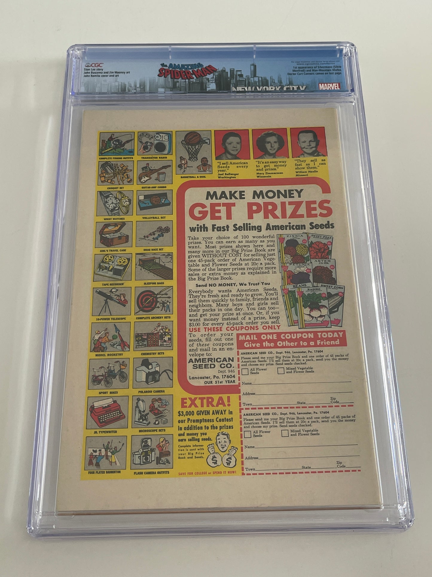 MARVEL COMICS AMAZING SPIDER-MAN #73 CGC 7.0 1st SILVERMANE