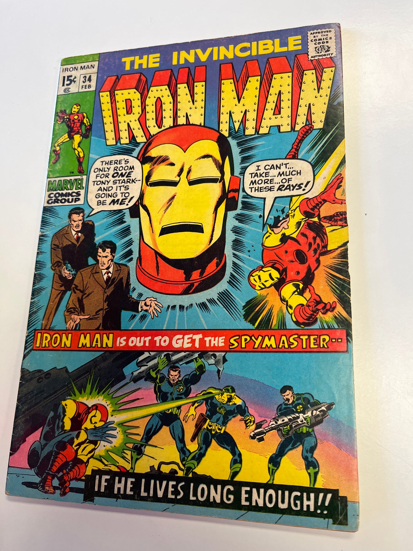 MARVEL THE INVISIBLE IRON MAN 34 FEB