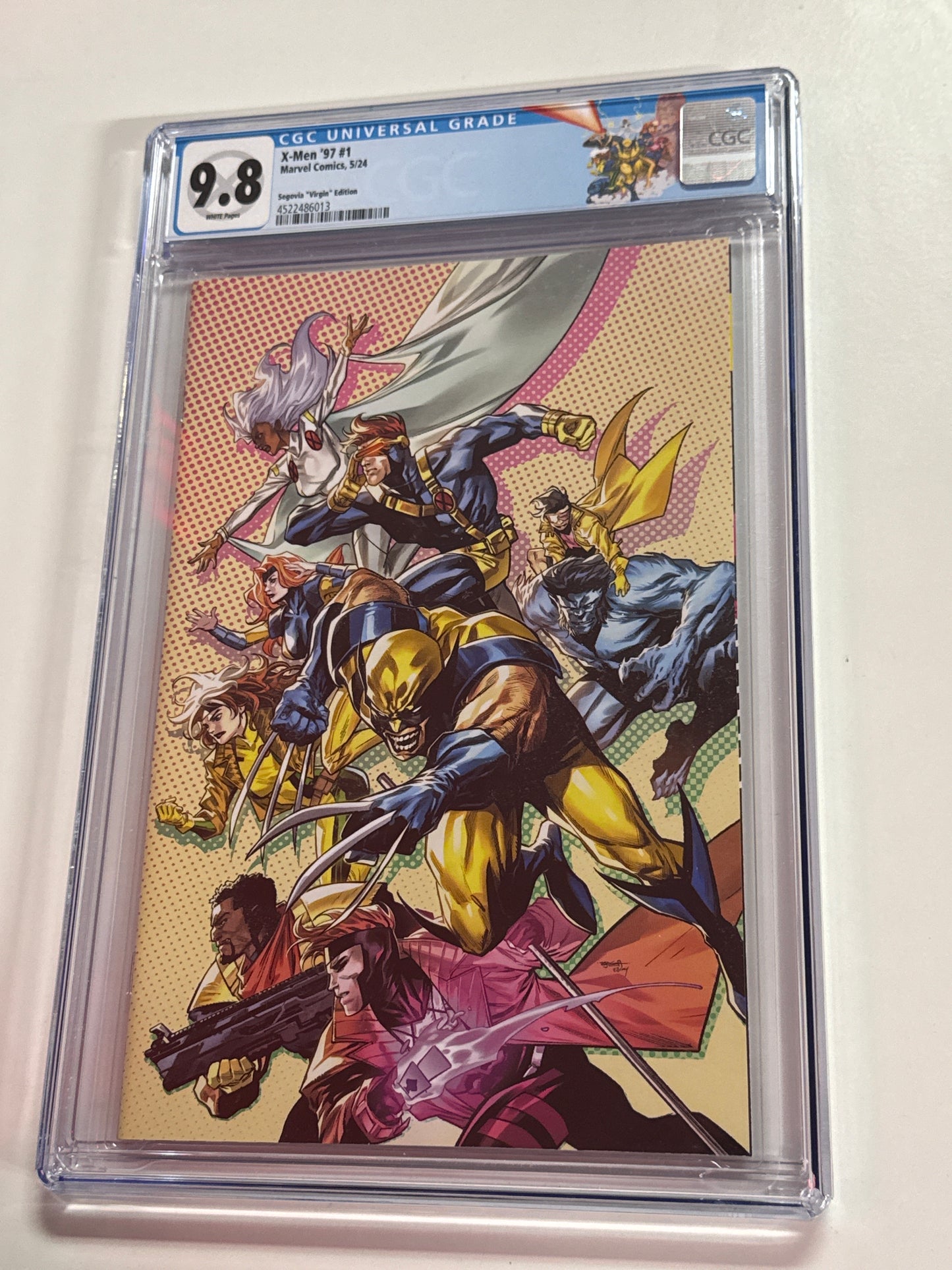 MARVEL COMICS X-MEN ‘97 #1 SERGOVIA “VIRGIN” COVER CGC 9.8