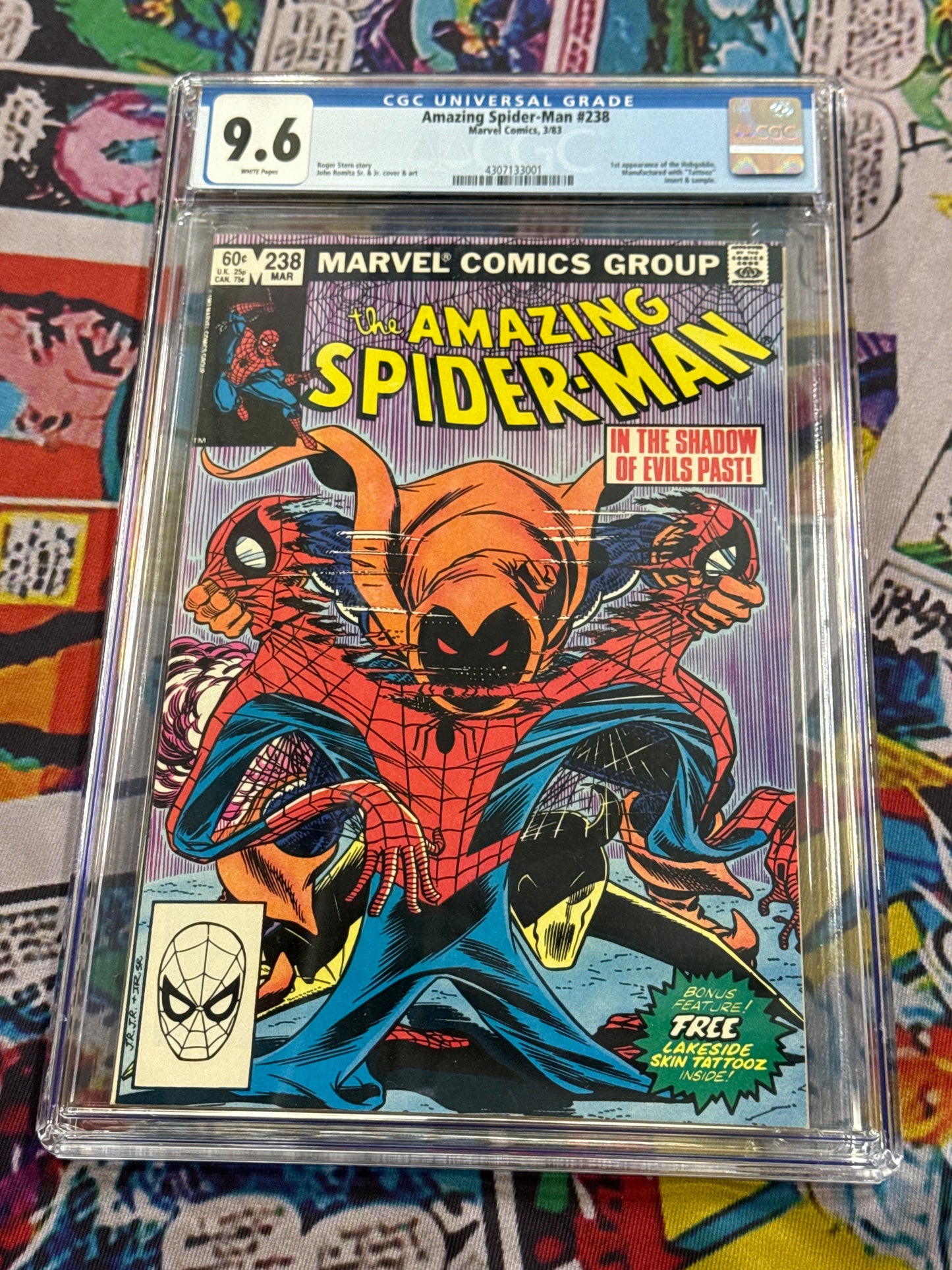 MARVEL COMICS AMAZING SPIDER-MAN #238 CGC 9.6 1st APPEARANCE HOBGOBLIN #238