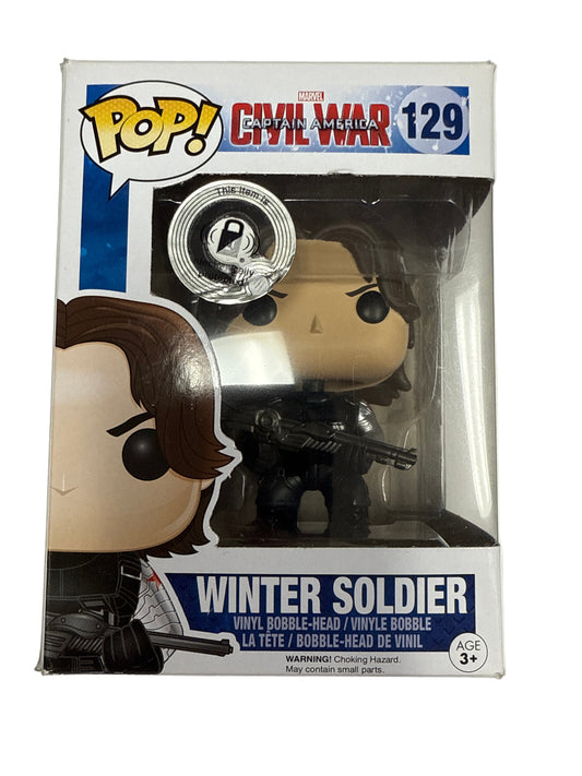 FUNKO POP AVENGERS MARVEL CIVIL WAR WINTER SOLDIER #129