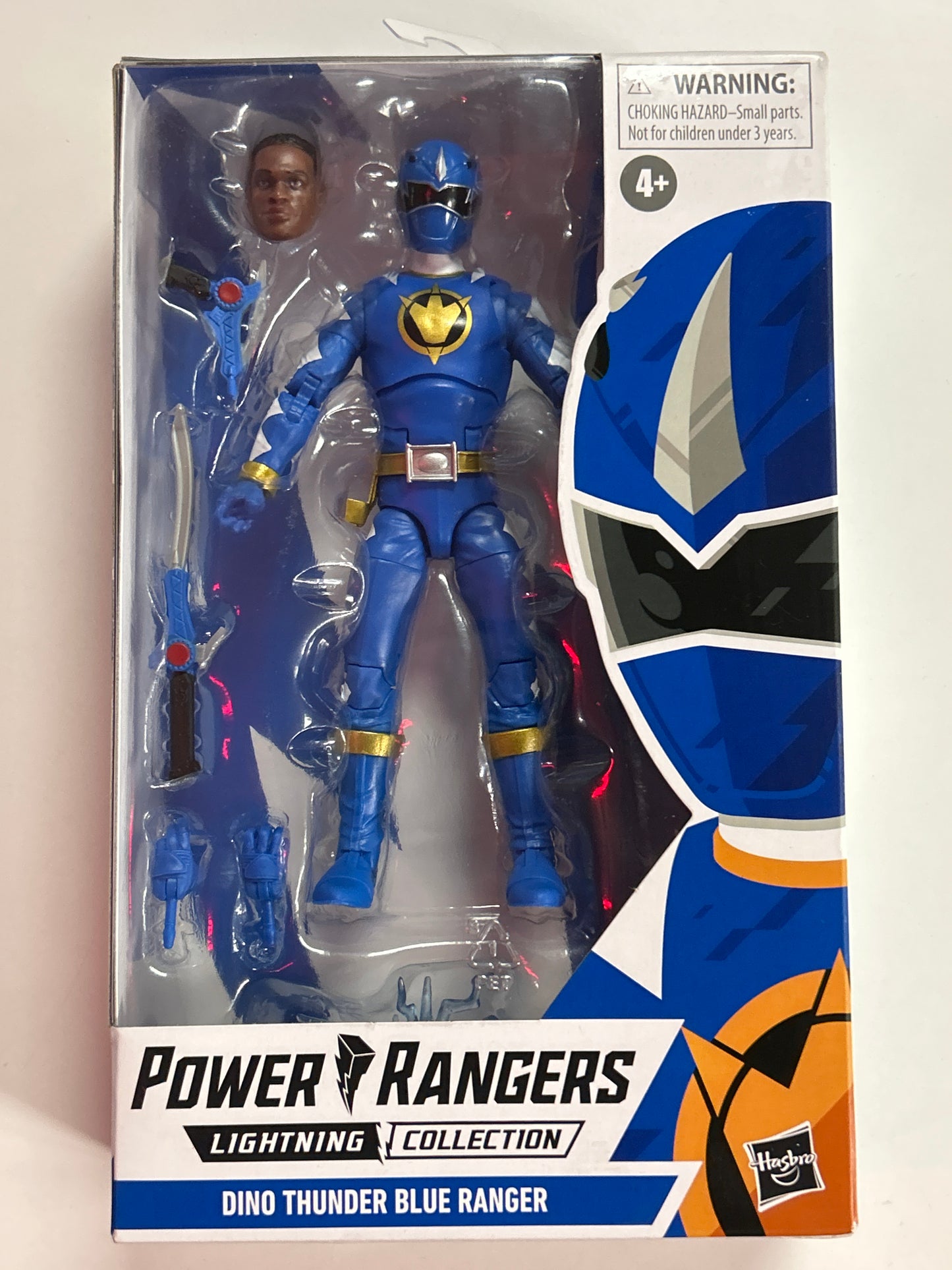 HASBRO POWER RANGERS LIGHTING COLLECTION DINO THUNDER BLUE RANGER NEW IN GOOD CONDITION BOX