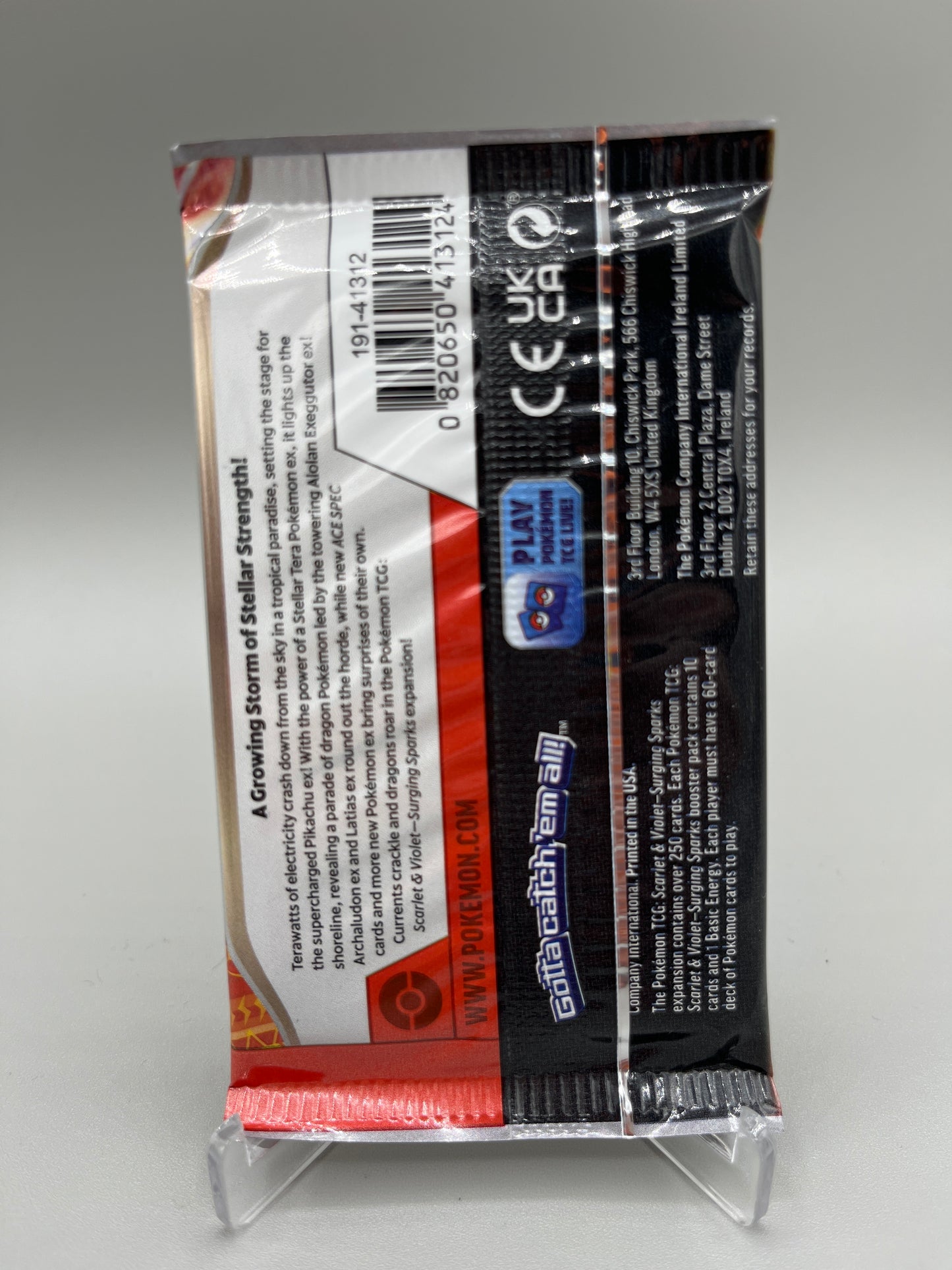 POKEMON TCG SCARLET & VIOLET SURGING SPARKS BOOSTER PACK