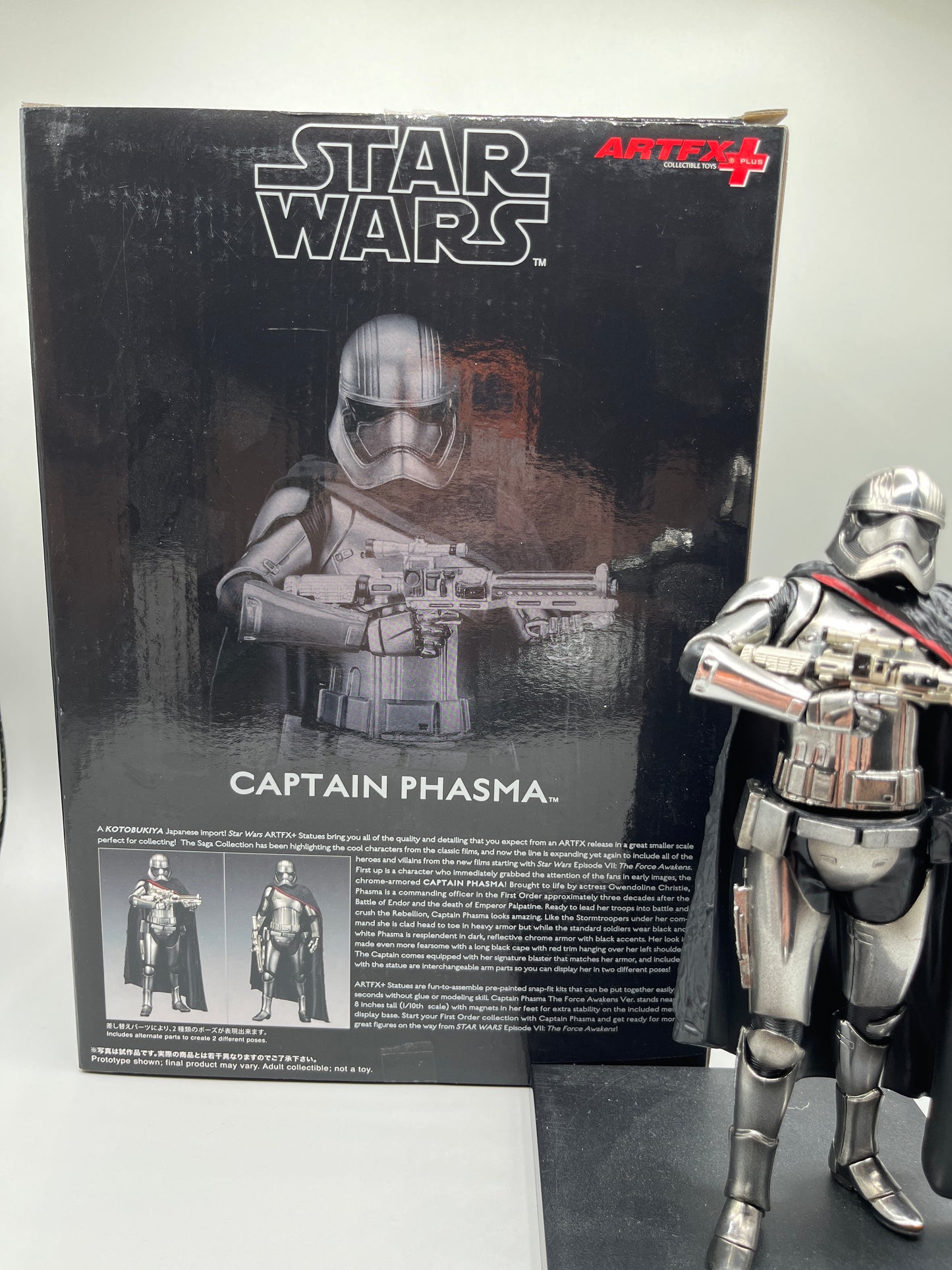 ARTFX Star Wars Captain Phasma 1/10 scale pre-painted model kit