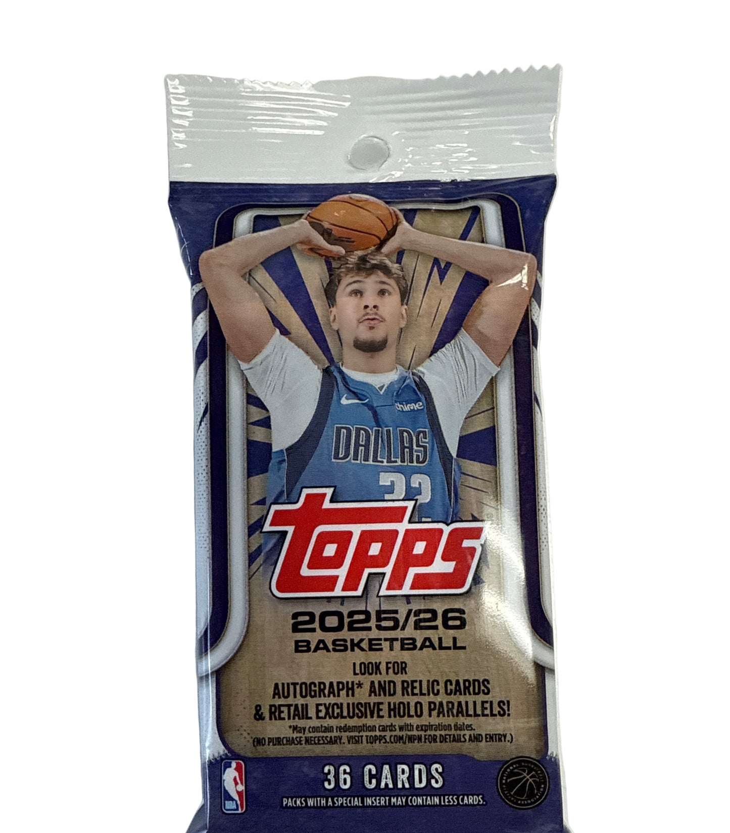TOPPS 2025/26 BASKETBALL SINGLE PACK
