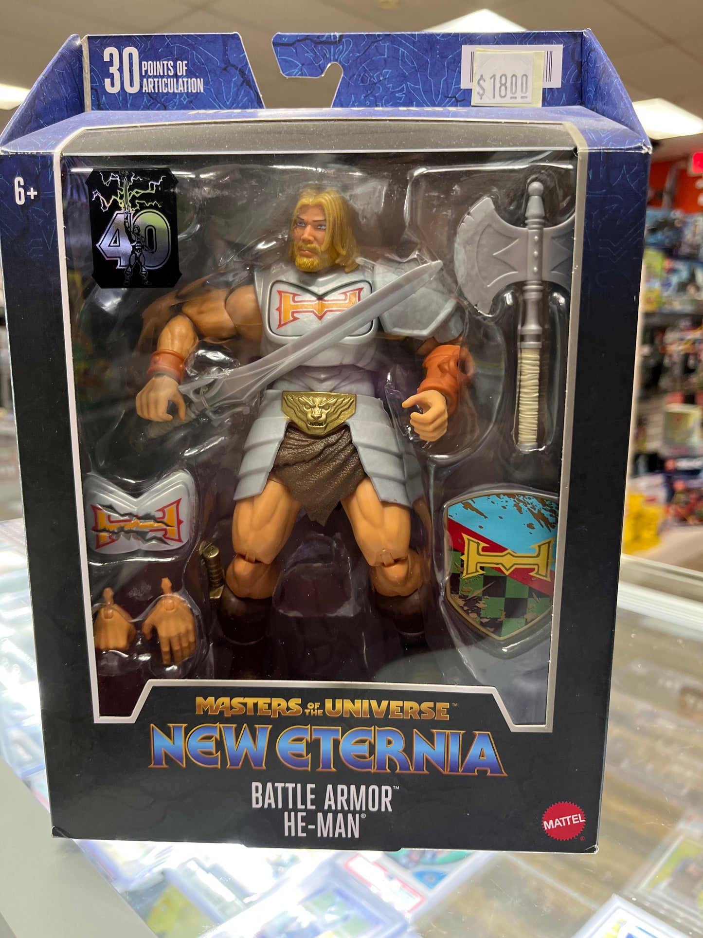 MATTEL MASTERS OF THE UNIVERSE NEW ETERNIA BATTLE ARMOR HE-MAN ACTION FIGURE
